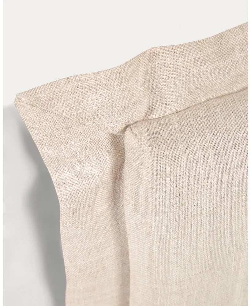 Biały tapicerowany zagłówek 206x106 cm Tanit – Kave Home
