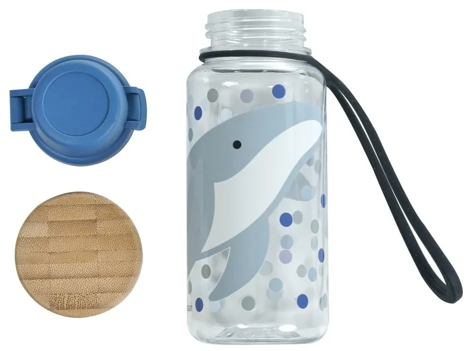 Butelka dla dzieci z tritanu 400 ml Whale – Kindsgut