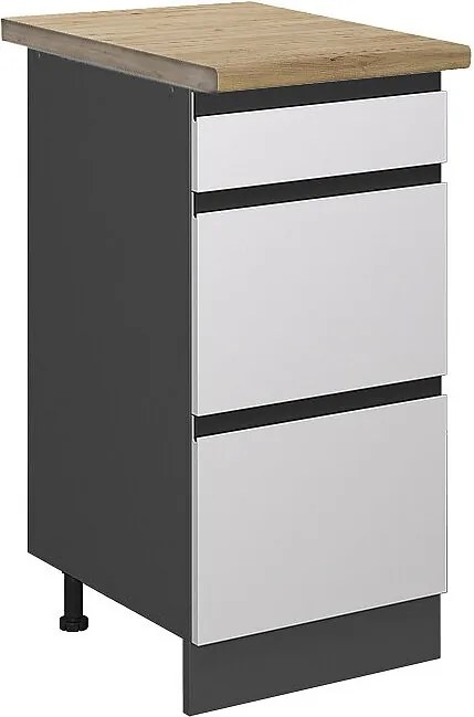 Szafka dolna do kuchni biały 40x60x81.6 r-line