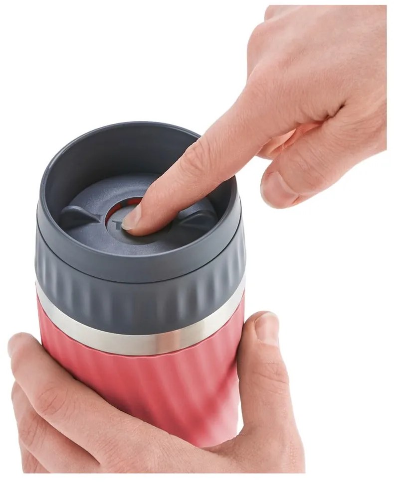 Czerwony kubek termiczny 0.36 l Easy Twist – Tefal