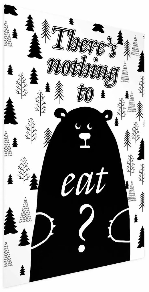 Plakat Nothing to eat 21x30 cm bez ramy bez marginesu ARTGEIST B