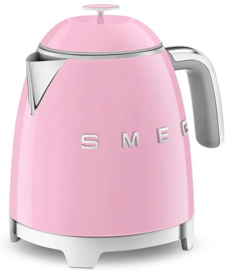 Różowy czajnik elektryczny ze stali nierdzewnej 800 ml Retro Style – SMEG