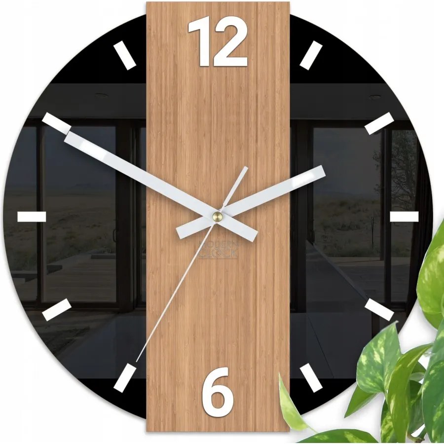Zegar ścienny nowoczesny z cichym mechanizmem do salonu sypialni okrągły