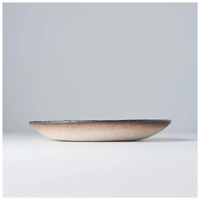 Niebieski owalny półmisek ceramiczny MIJ Cobalt, 24x20 cm