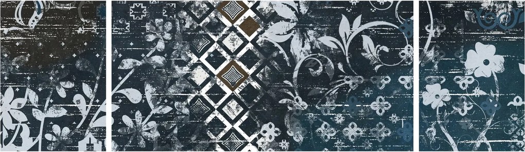 Obraz z kwiatowym wystrojem (170x50 cm)
