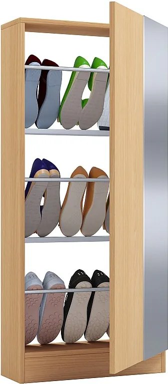 Szafka na buty stojak na buty Fulisa L lustro