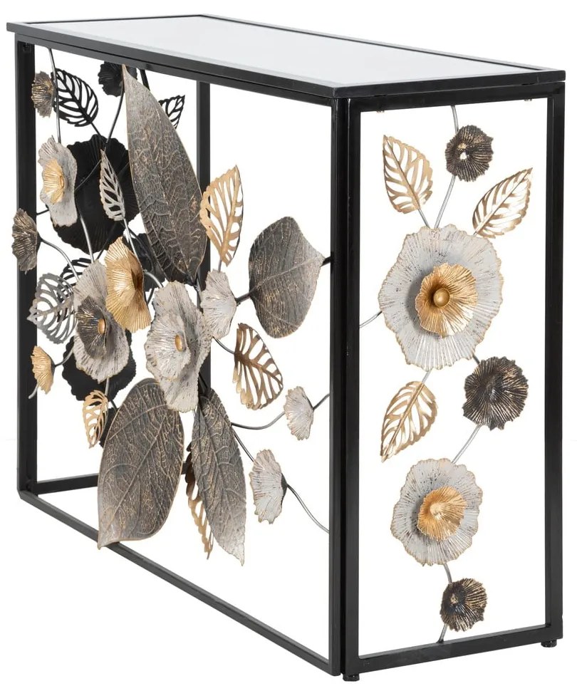 Czarna konsola 42x112 cm Glam Dark – Mauro Ferretti