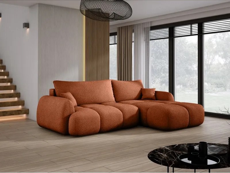 Narożnik COCO WIND z funkcją spania poduszkami i pojemnikiem NOW OR NEVER 56 WERSAL