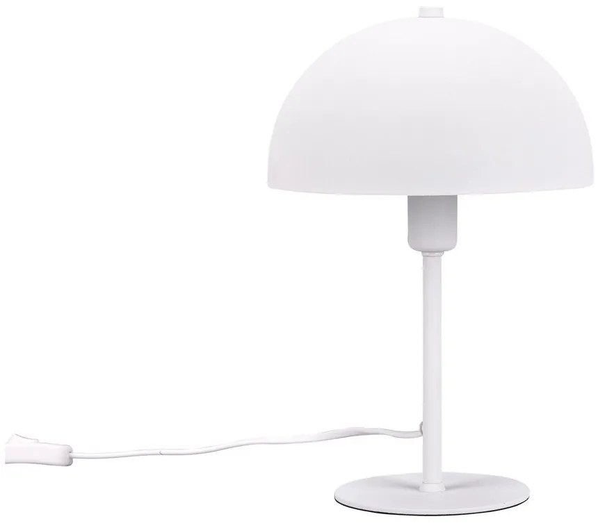 Biała lampa stołowa (wys. 30 cm) Nola – Trio