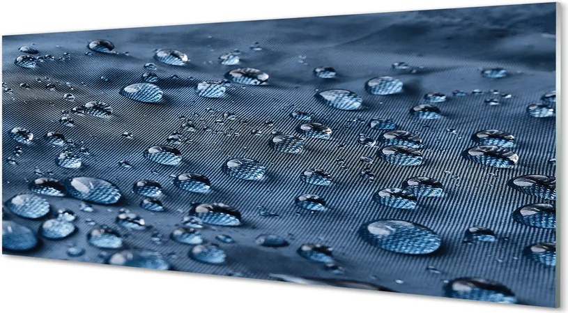 Szklany Panel Mikroświat Kropli Wody