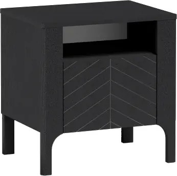 Czarna elegancka szafka nocna K1-W72