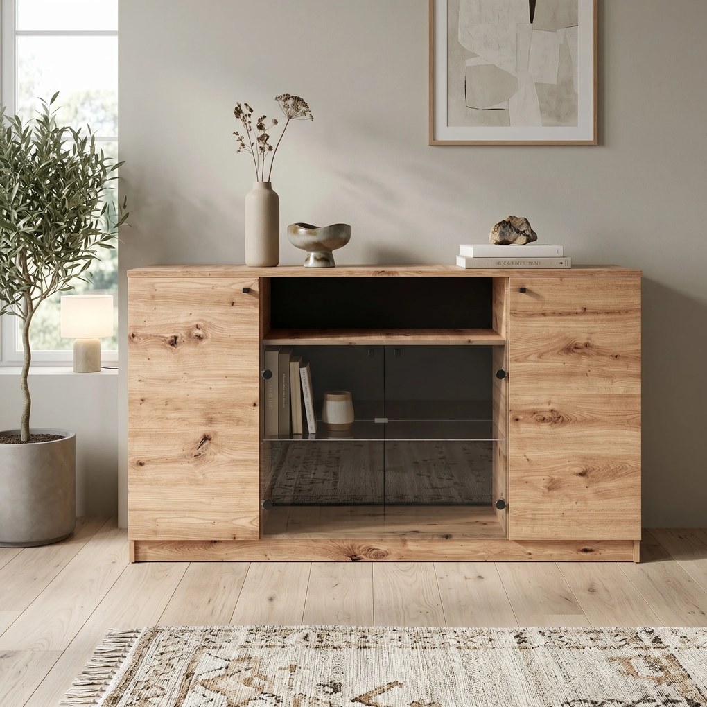 Komoda NATURIO 160 cm do Salonu Sypialni Dąb artisan