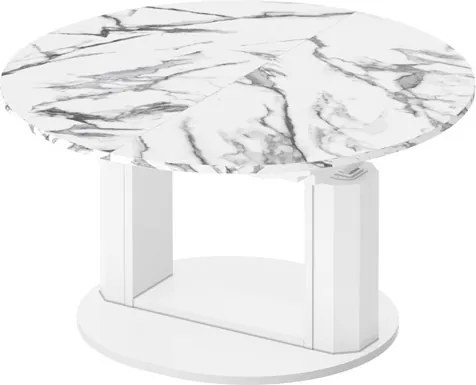 Ławostół podnoszony i rozkładany Primo Lux efekt marmuru połysk