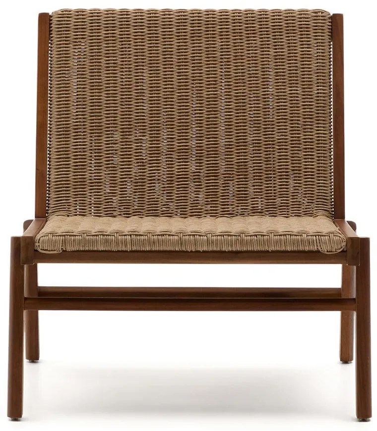 Drewniany fotel ogrodowy w naturalnym kolorze Itani – Kave Home