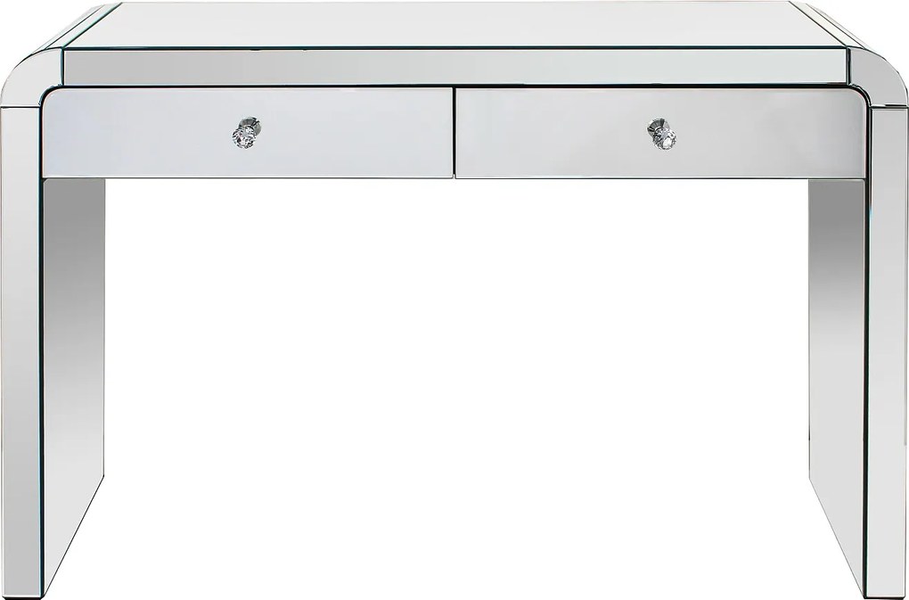Konsola z 2 szufladami lustrzana z MDF  - PIKIO