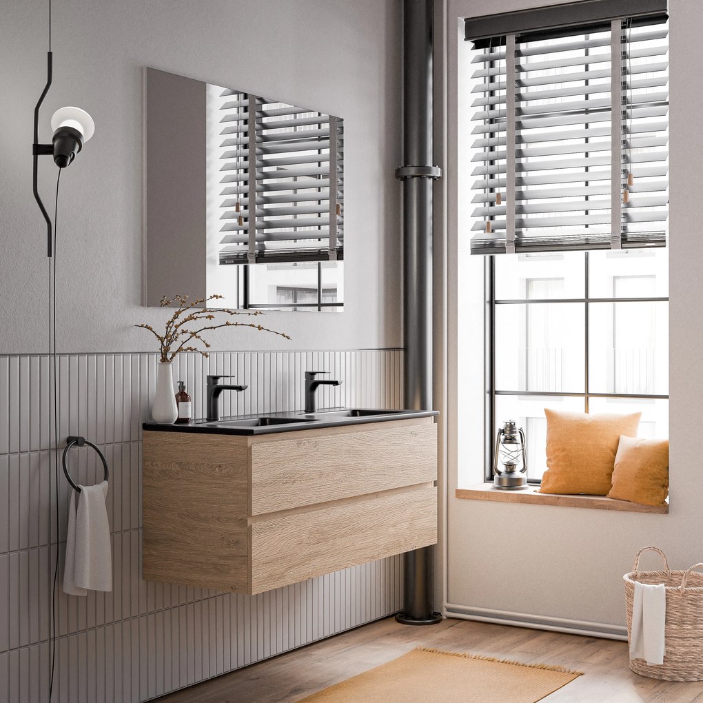 Szafka podumywalkowa AVA 120 cmZ ceramiczną umywalką