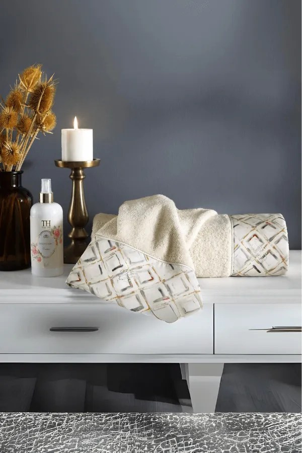 Podarunkowy zestaw ręczników BAILEY, 2 szt Jasnobeżowy