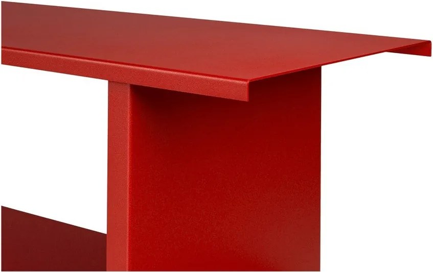 Czerwony metalowy regał 160x57x37 cm Hes – noo.ma