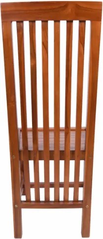 Krzesła teakowe Divero BOLERO, składane, 2 sztuki