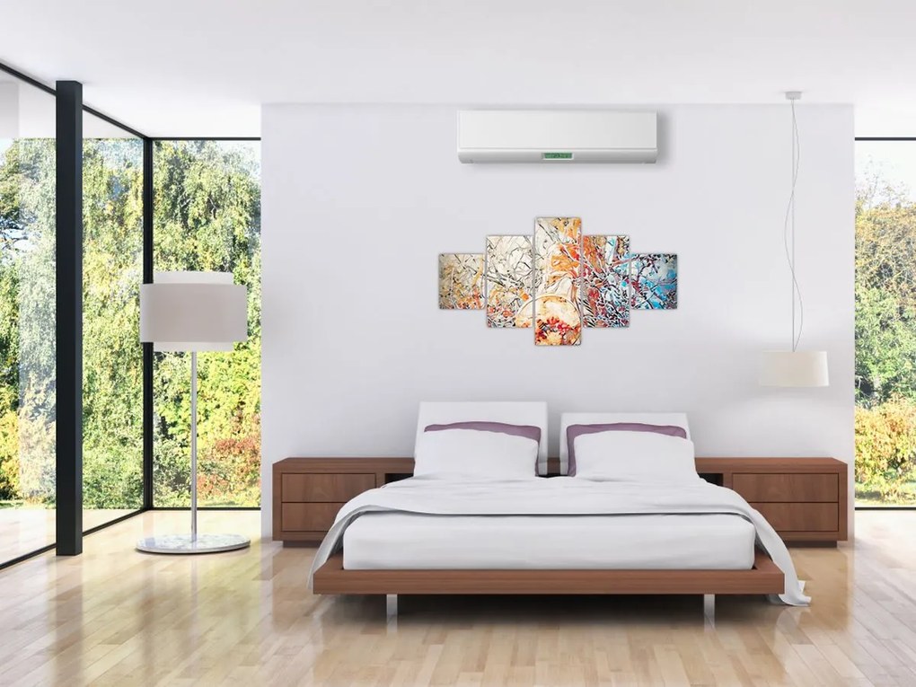 Obraz - Mozaikowa abstrakcja (125x70 cm)