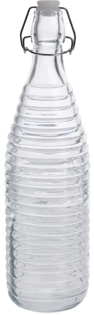 Szklana butelka z zamknięciem Stripes 1 l