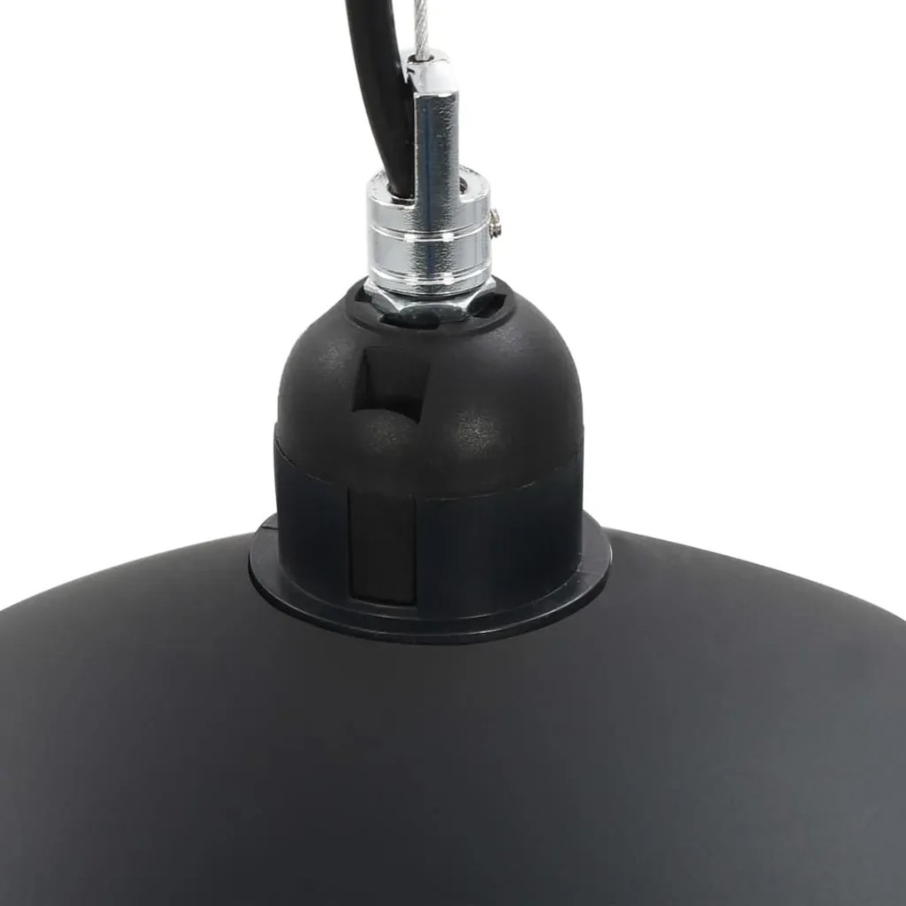 Czarno-złote półokrągłe lampy wiszące 2 sztuki - EX104 E5-P38