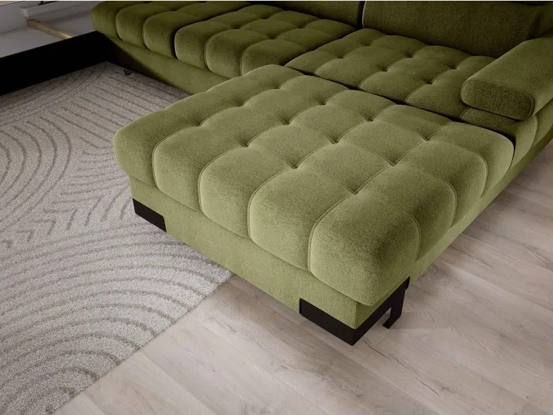 Narożnik SELVA XL Prawostronny z funkcją spania i pojemnikiem AUSTIN 12 WERSAL