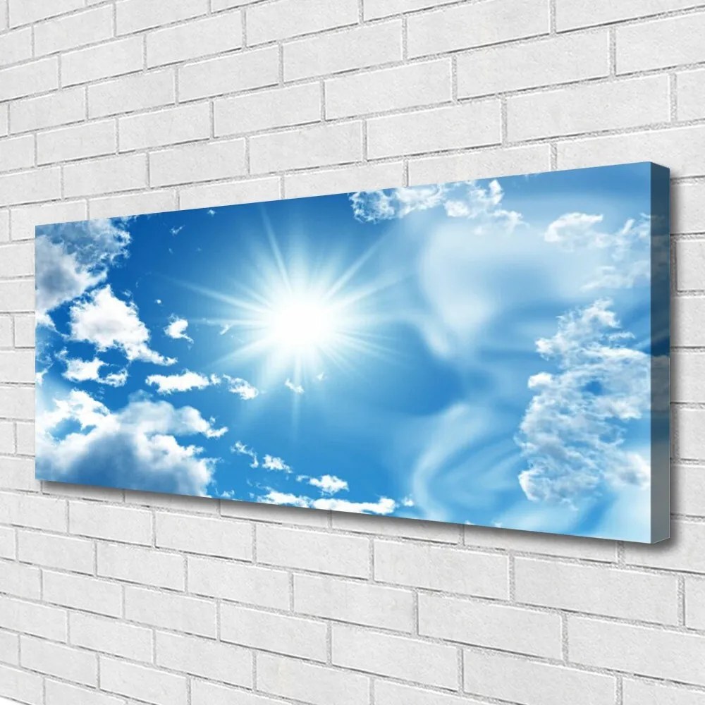 Obraz canvas Błękitne Niebo z Obłokami