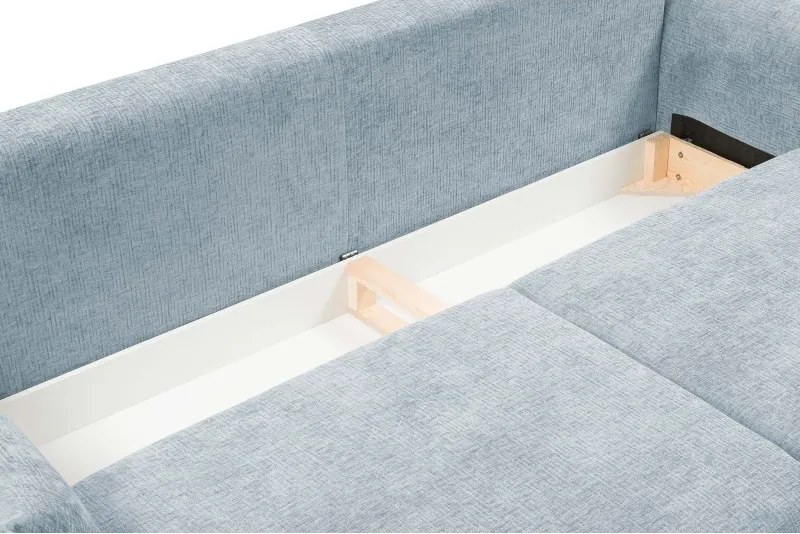 Sofa ADEL z funkcja spania i pojemnikiem BŁĘKITNY OVER THE HORIZON 70