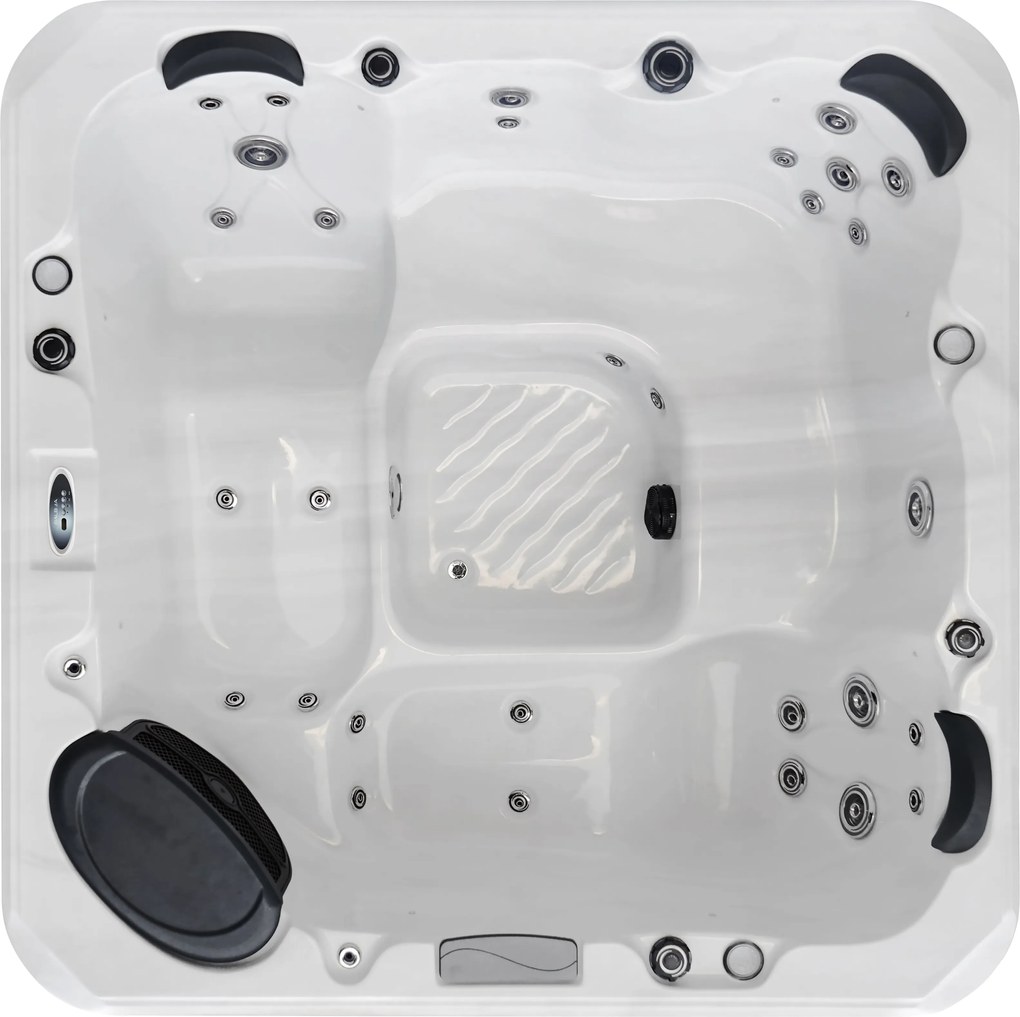 JACUZZI OGRODOWE PREMIUM WANNA  SPA 5-OSOBOWA WHITE OBUDOWA WHITE 195x195 CM