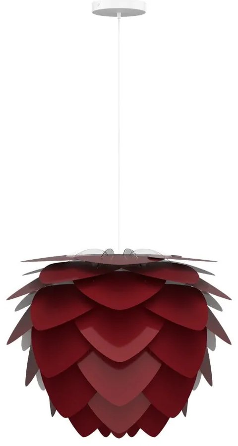 Bordowy abażur ø 59 cm Aluvia – UMAGE