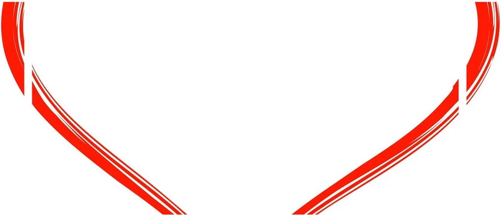 Obraz serca (170x50 cm)