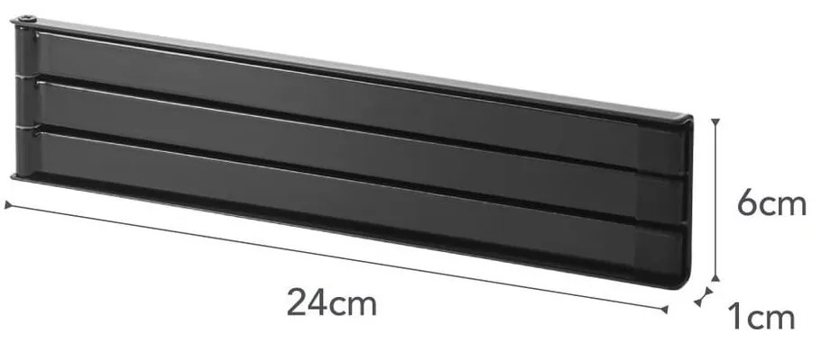 Czarny magnetyczny wieszak na ścierki YAMAZAKI Tower