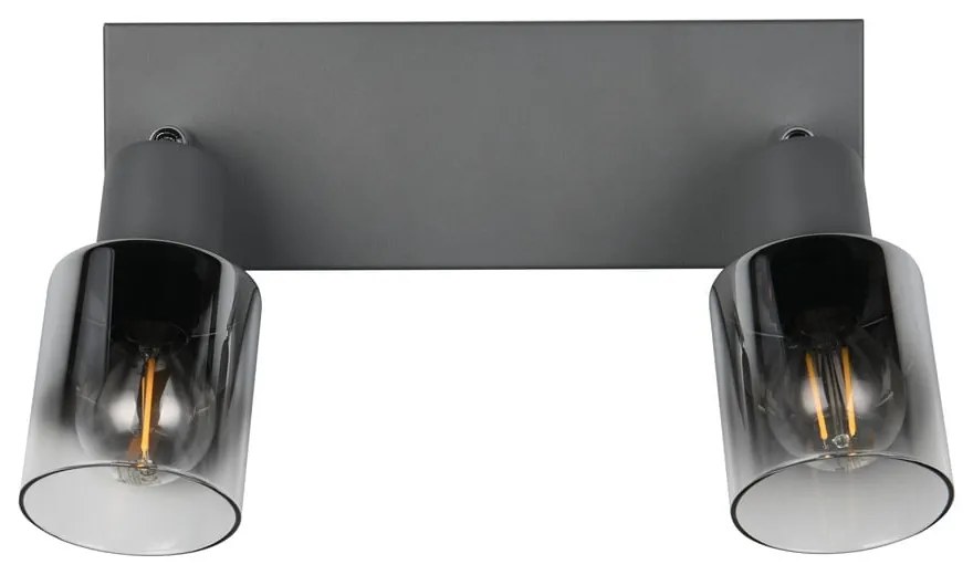 Antracytowa lampa punktowa ø 7 cm Cadiz – Reality