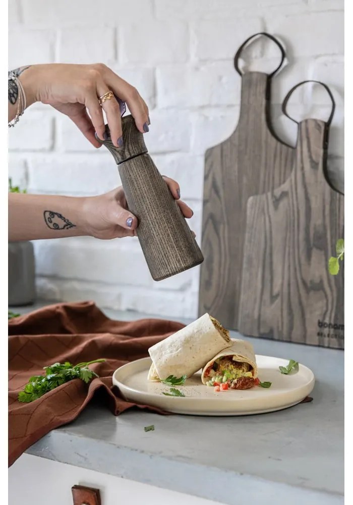 Brązowy drewniany młynek do soli i pieprzu Rustic – Bonami Selection
