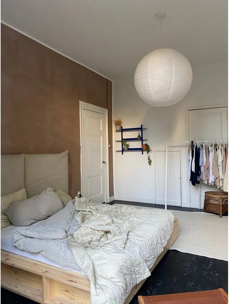 Łóżko dwuosobowe z drewna sosnowego ze stelażem 140x200 cm Ziggy – Karup Design