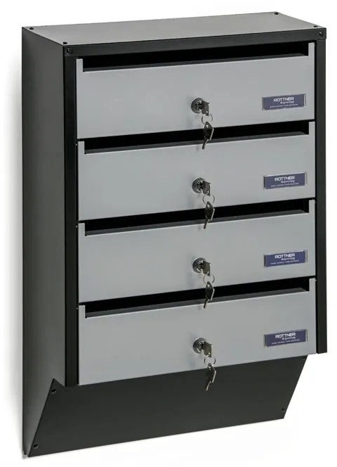 Modułowa skrzynka pocztowa na listy DEPOT 4