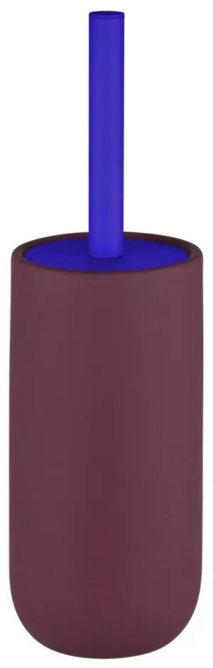 Ciemnofioletowa szczotka do WC ceramiczna Lotus Play – Mette Ditmer Denmark