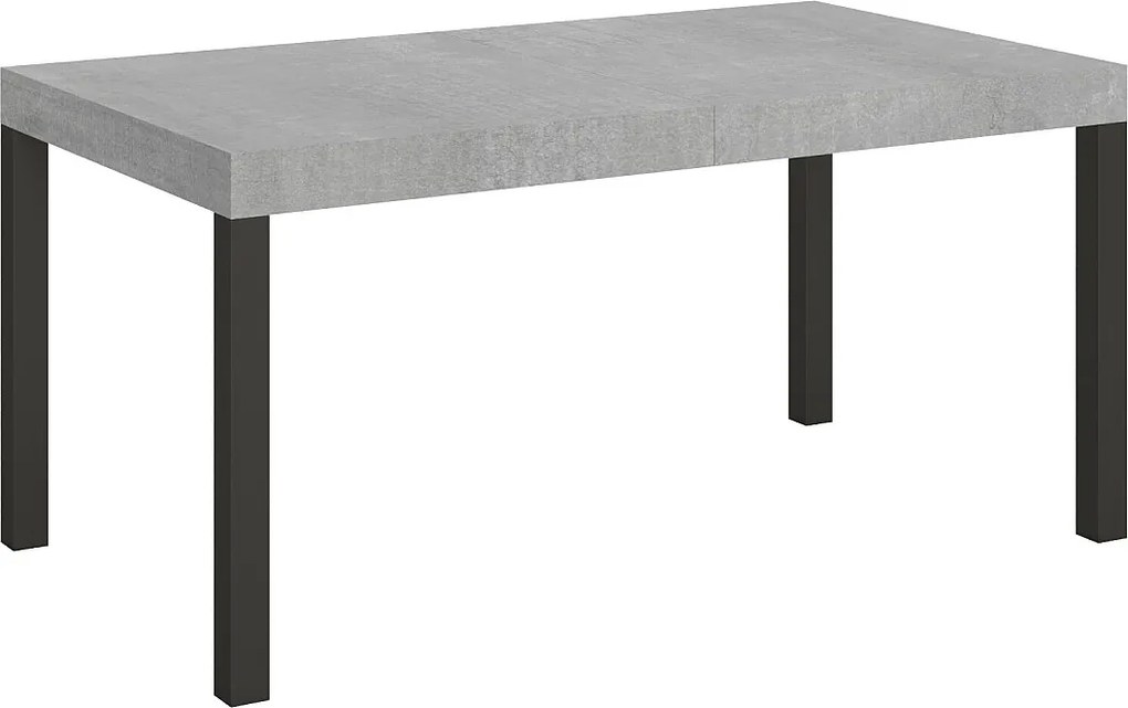 Stół rozkładany 160/244x80 cm Everyday cementu nogi antracytowe