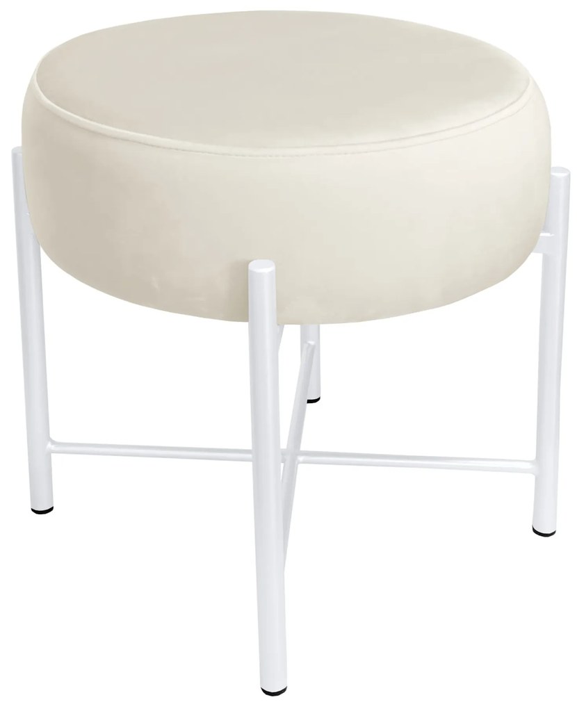 Taboret Pola noga metalowa biała MG50