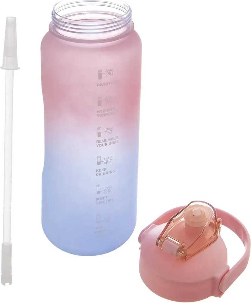 Butelka sportowa, 2 l, różowy