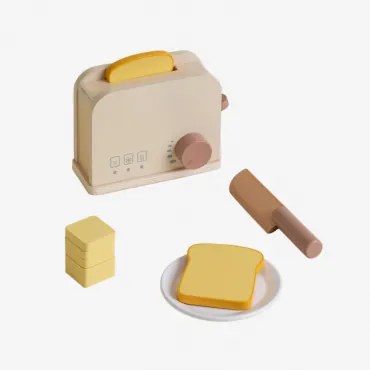 Toster Drewniany Diamta Kids Kolory Naturalne - Sklum