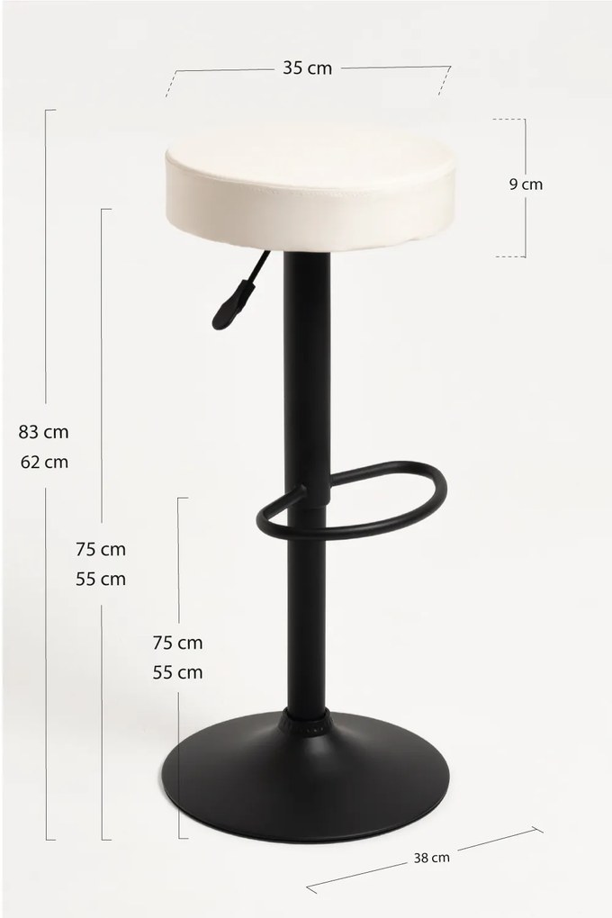Taburete Kros Black