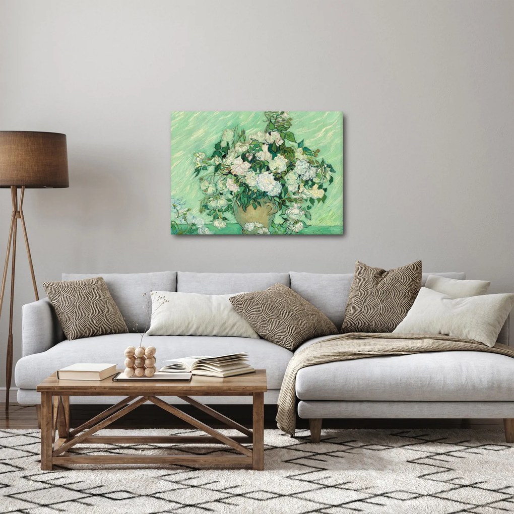 Obraz - Vincent van Gogh, Roses, reprodukcje (70x50 cm)