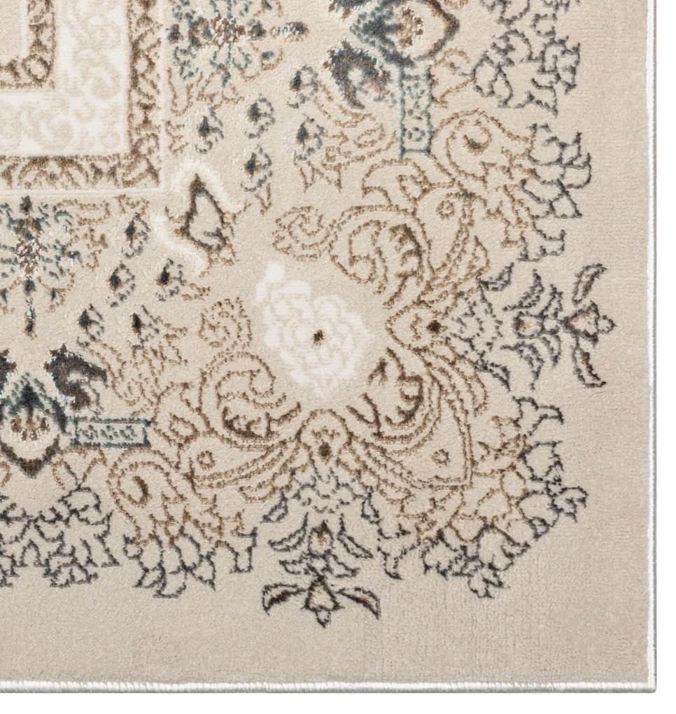 Dywan vintage Beyond Rozeta beżowy 160 cm x 220 cm