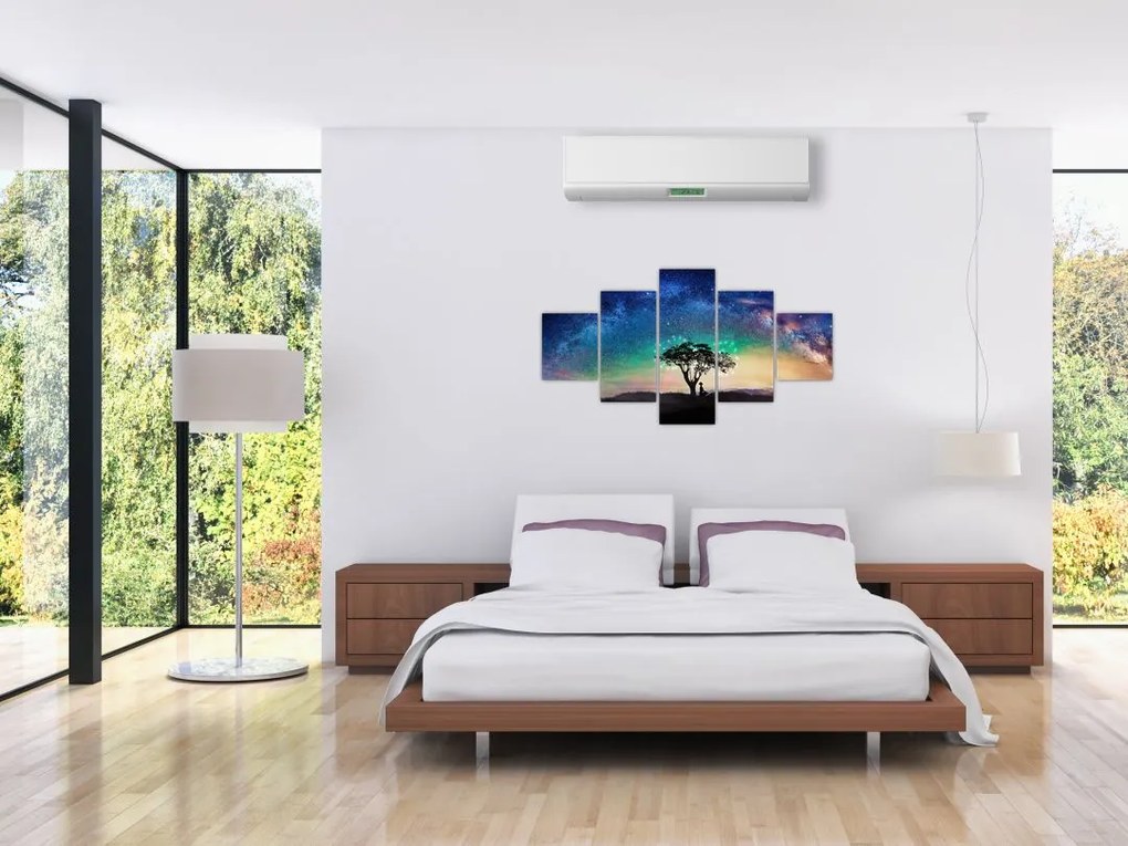 Obraz - Odpoczynek pod gwiazdami (125x70 cm)