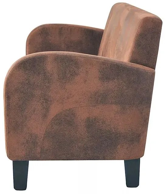 Trzyosobowa sofa Atlas 3X - brązowa