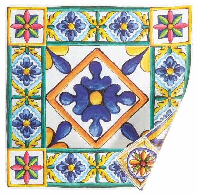 Plastikowe maty stołowe zestaw 6 szt. 37x37 cm Costiera – Villa d'Este