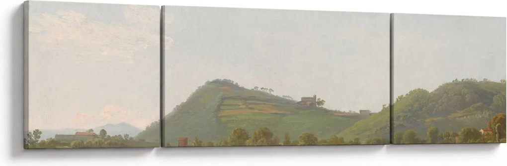 Obraz - Simon Denis, View Near Naples, reprodukcje (170x50 cm)