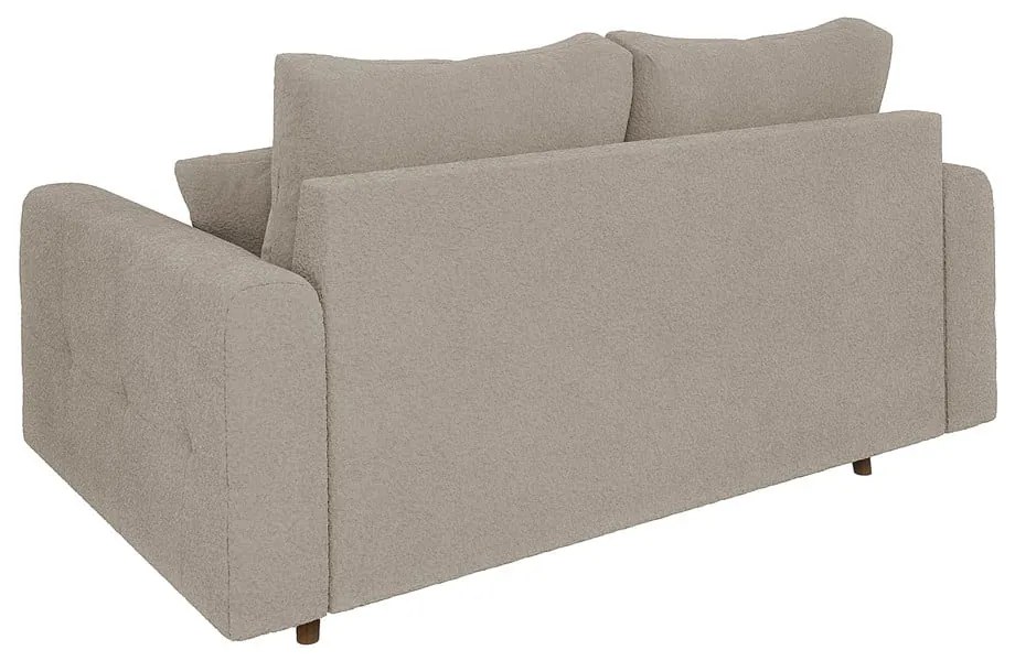 Beżowa sofa z materiału bouclé 150 cm Ariella – Ropez